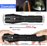 Ultra Bright Zoomable XML T6 LED Torch Flashlight