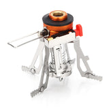 Portable Mini Burner Camping Stove with Piezo Ignition