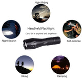 Ultra Bright Zoomable XML T6 LED Torch Flashlight